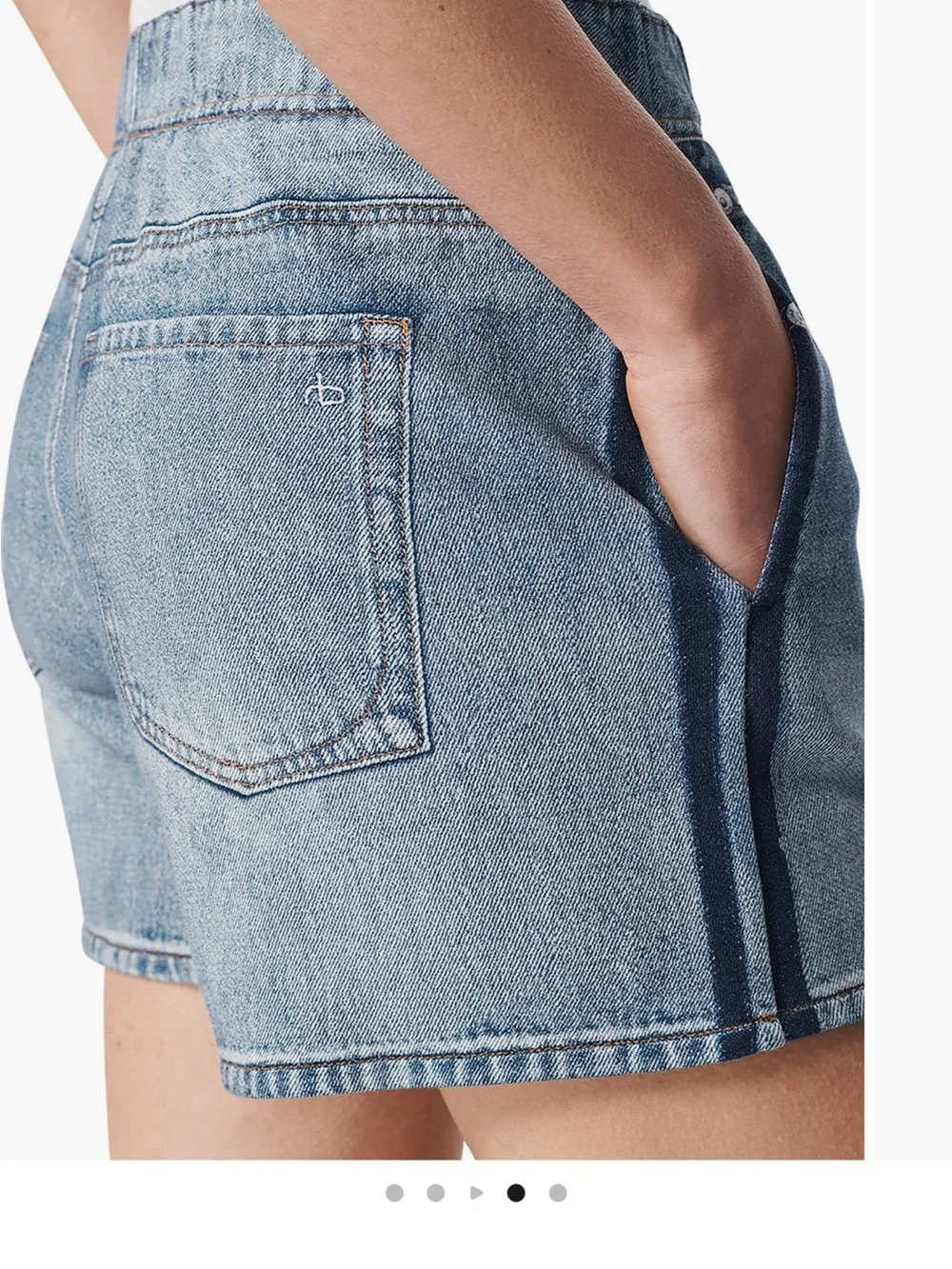 NWT rag & bone Miramar Cotton Terry Track Shorts XS Coney